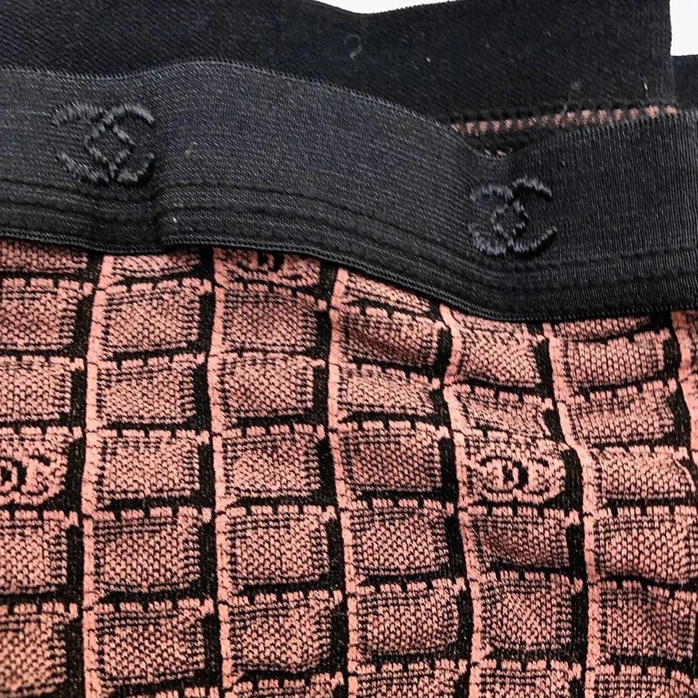 CHANEL COLLANT FANTAISIE JACQUARD FANCY TIGHTS